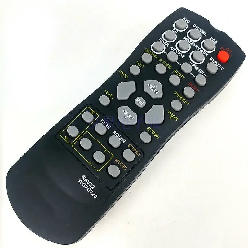 Diaľkové ovládacie prvky pre Yamaha RX-V359 HTR-5830 HTR-5630 HTR-5730 ABS Material Čierny diaľkový diaľkový ovládač