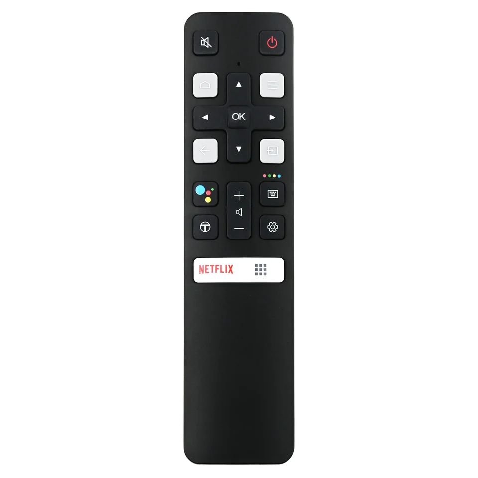Diaľkové ovládanie RC802V FMR1 JUR6 pre TCL SMART TV 65P8S 55P8S 55EP680 50P8S 49S6800FS 49S6510FS Žiadny hlas