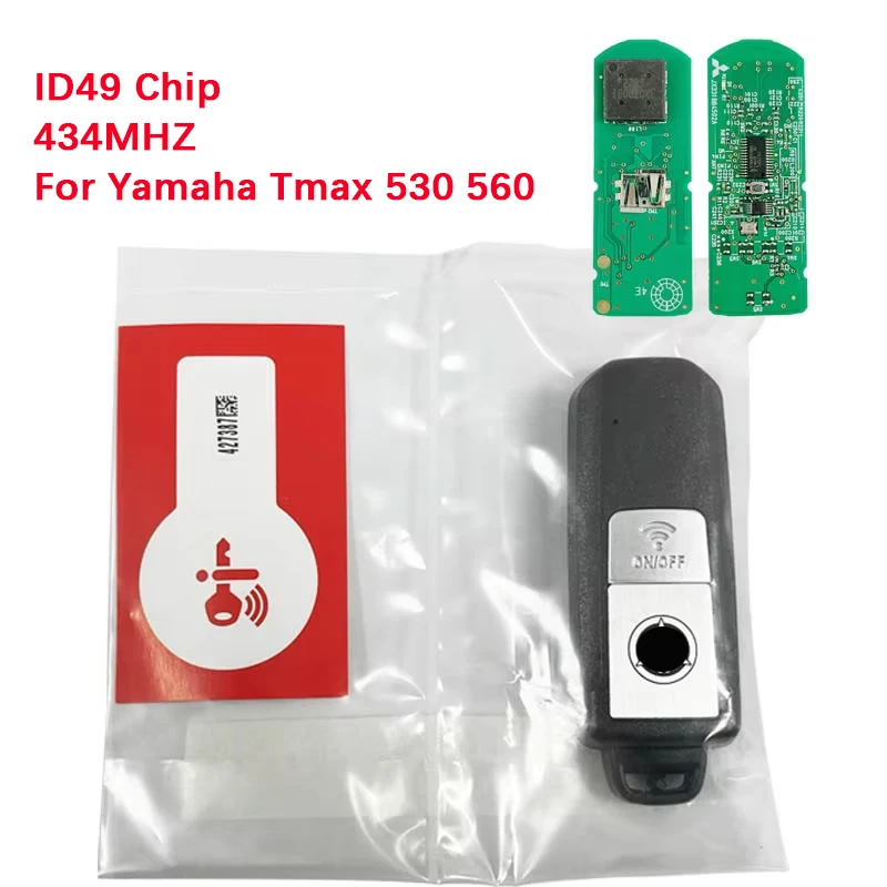 Diaľkový motocyklový kľúč pre Yamaha T-Max TMAX530 TMAX560 2017-2023 Kľúč FOB P/ N BC3-86261-01/ 2DF-82511-09