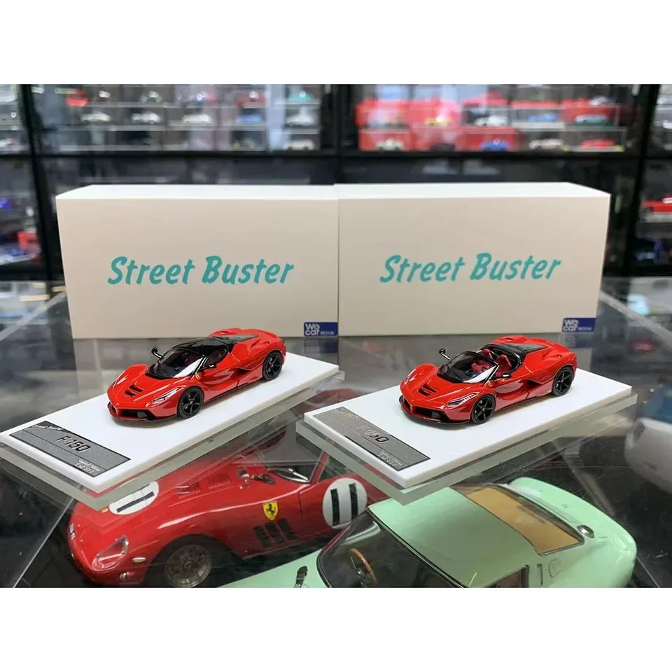 Die-Cast 1:64 Stupnica Ferrari F150 Zliatina statického supercar Model kov High-end Sports Car Ozdoby Hobby Collection Gift Die Cast