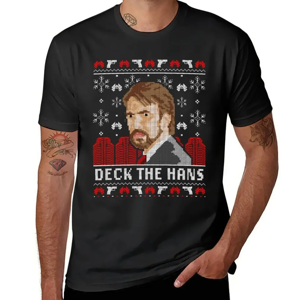 Die Hard Christmas Sweater Tričko Plain blúzka s rýchlym sušením plus veľkosti tričku pre mužov