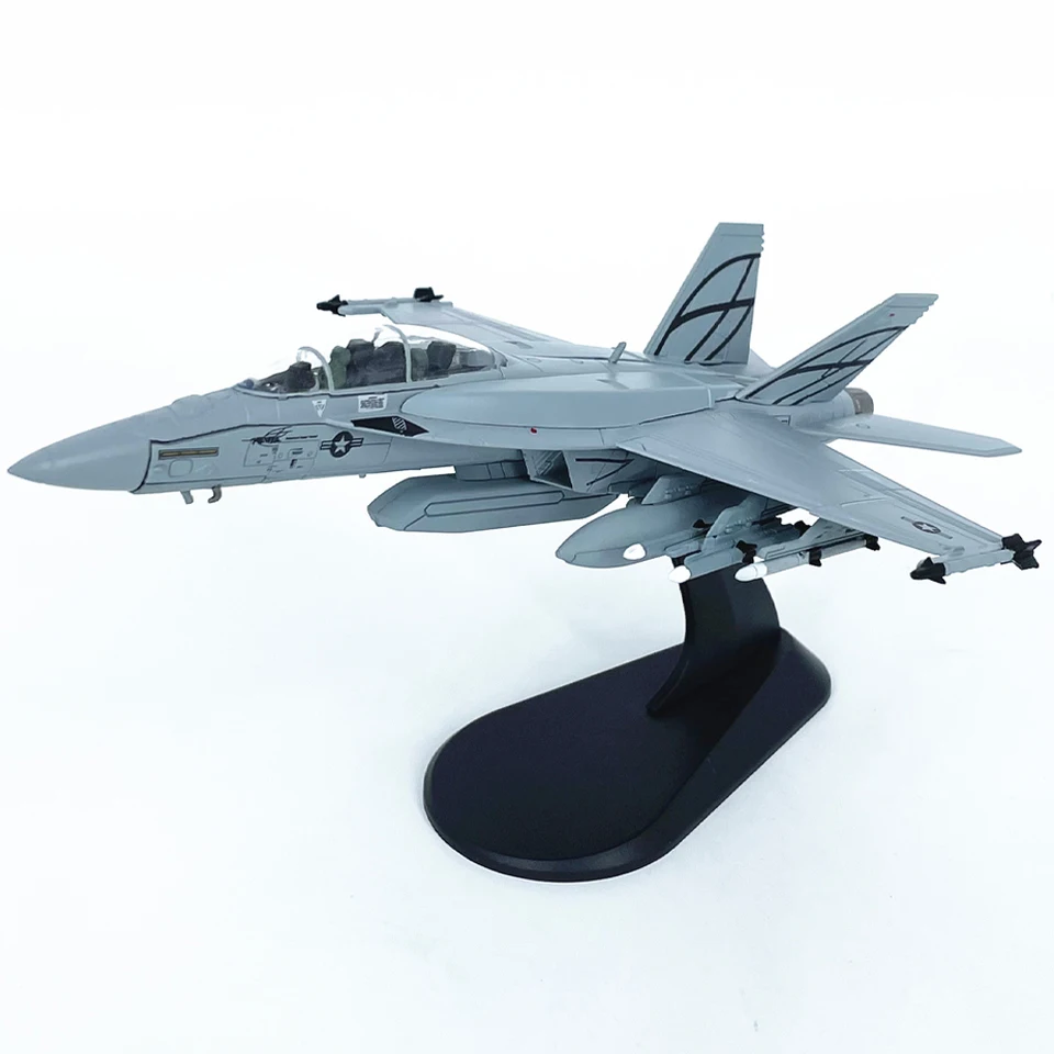 Diecast 1/100 Scale Unikátne novinky lietadlo US F/A-18F Ultimate Bumblebee Fighter Alloy Model Collection Zobraziť darček