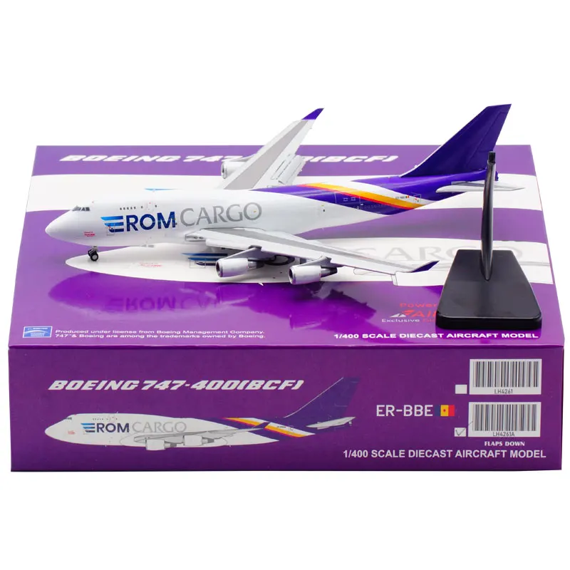 Diecast 1/400 Scale Unikátny novinkový lietadlo Aerotranscargo B747-400F ER-BBE Airbus zliatiny Aircraft Model Model Model Flap Version Collection