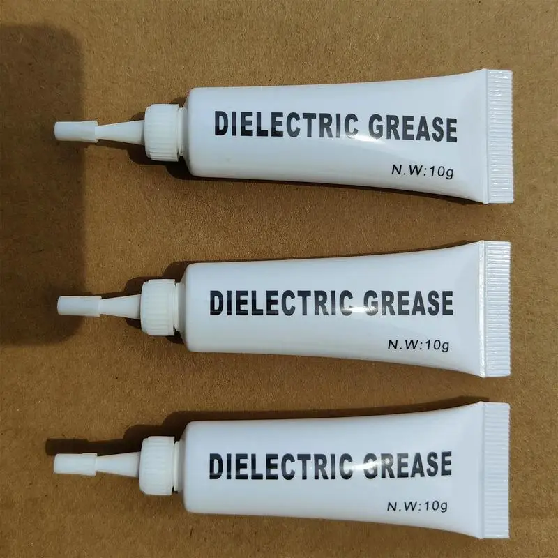 Dielektrické tuk 5ks 10g Silikónová pasta nepremokavá morská mastnota zapaľovacia sviečka Vysoké napätie izolačné mastnoty automatické mazivo
