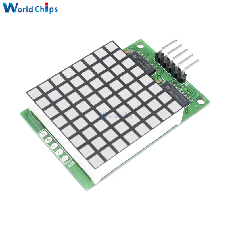 DIEMORE 8X8 SQURE MATRIX Červená LED displej DOT DOT MODUL 74HC595 MODULE Vodič Červené pixely pre Arduino R3 MEGA2560 RASPBERRY PI