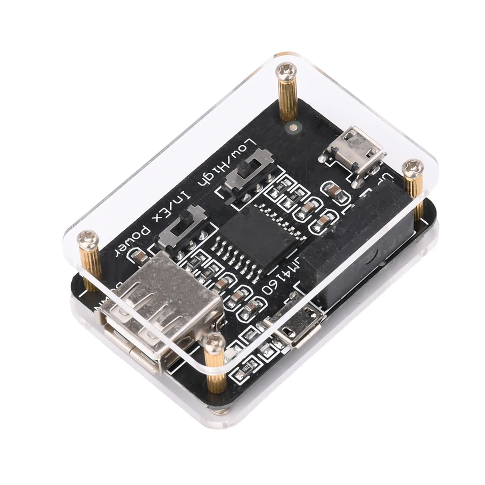 DIEMORE ADUM4160 USB na USB ISOLATOR MODUL Audio hluk Eliminator Industrial Isolator Protection Board s akrylom