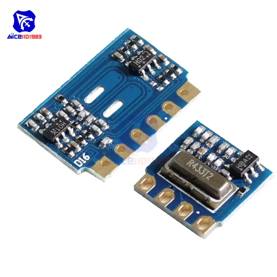 DIEMORE H5V4D 433 MHz Wireless Realless Modul s modulom vysielacieho modulu H34A 433MHz Ask Ask diaľkový transceiver Passthrough