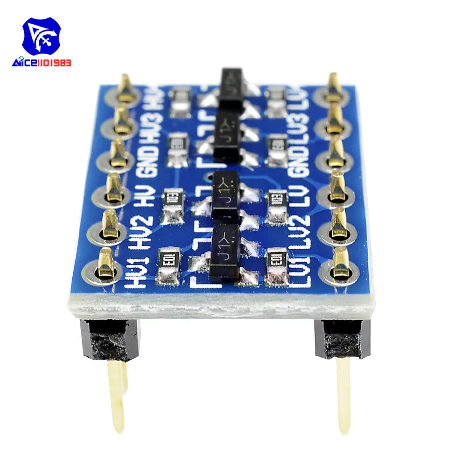 DIEMORE IIC I2C LOGIC LOGICKÁ Hladina Vysoké/nízke napätie Modul obojsmernej dosky 5V 3,3 V DC Modul pre Arduino s kolíkmi