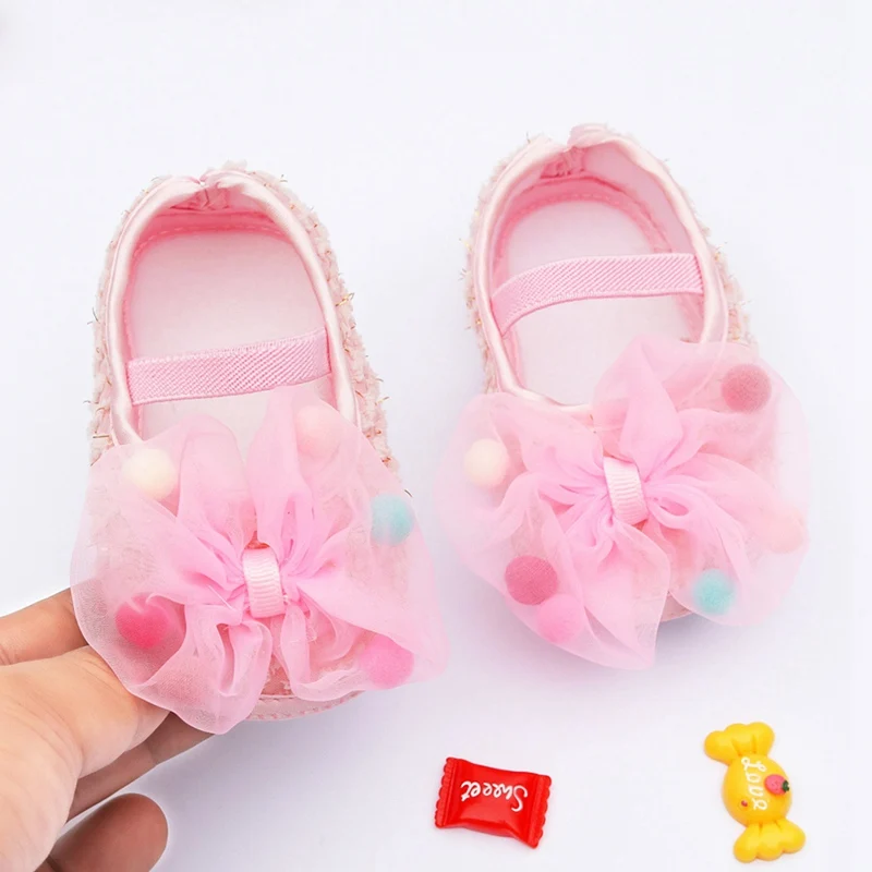 Dievčatko sladké topánky princeznej Bowknot na voľný čas