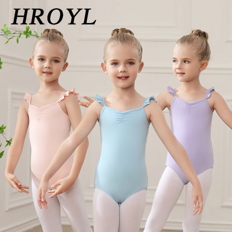 Dievčatá baletný tanec na trikotori Gymnastika oblečenie pre deti baletné oblečenie Camisole Bodysuit Gymnastika Dancewear Cvičenie oblečenie