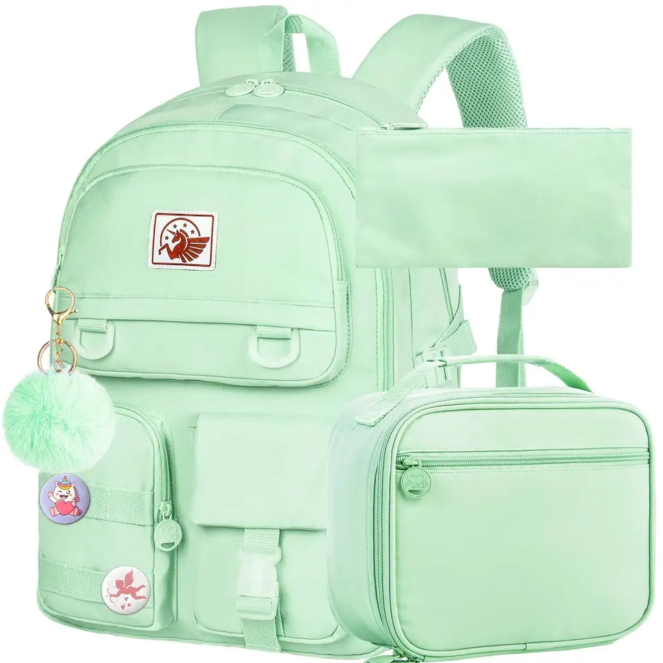 Dievčatá batoh, 16 -palcová školská taška na laptop College Bookbag, anti krádež Daypack pre dospievajúcich dievčat študenti Ženy