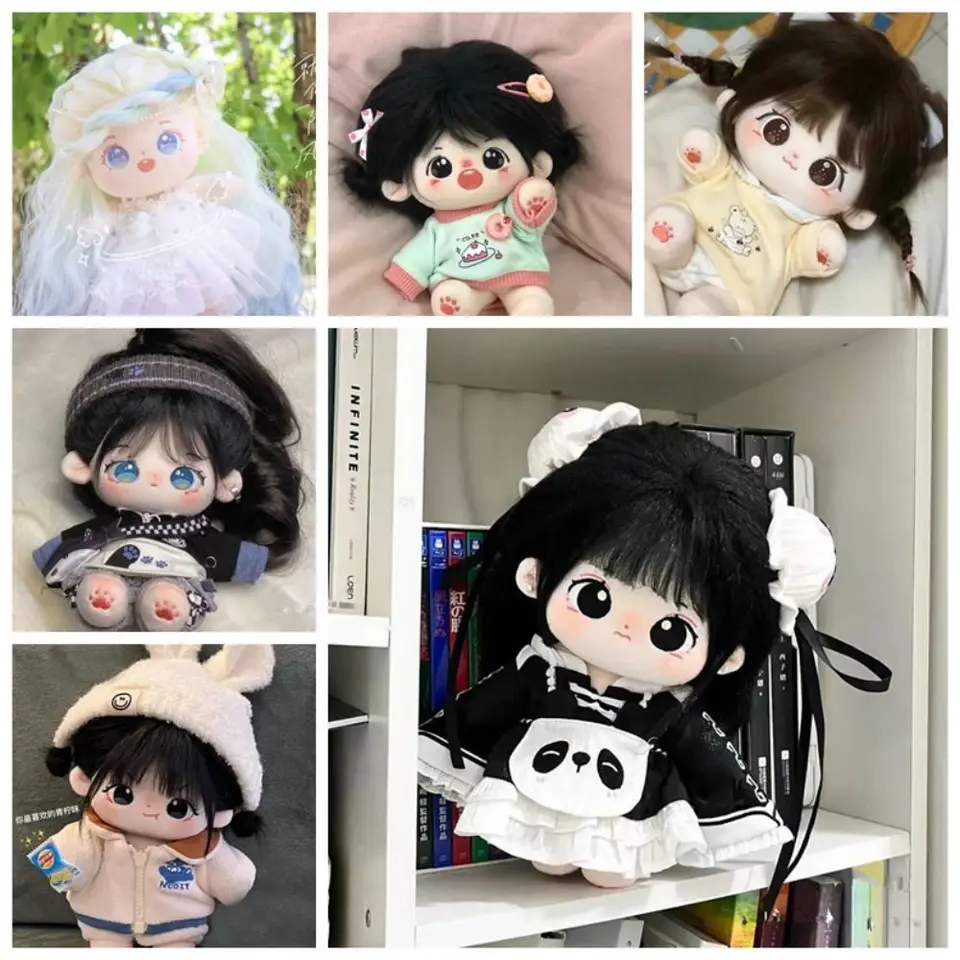Dievčatá Brithday Gift Pekné 20 cm bavlnené odevy roztomilé vysokokvalitné oblečenie módny oblek módny oblek
