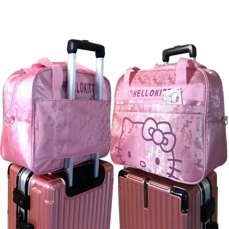 Dievčatá cestovná taška Sanrios Hello KittYS Leisure Veľká kapacita na krátku vzdialenosť Multifunkčná internát Pohodlný úložný vak