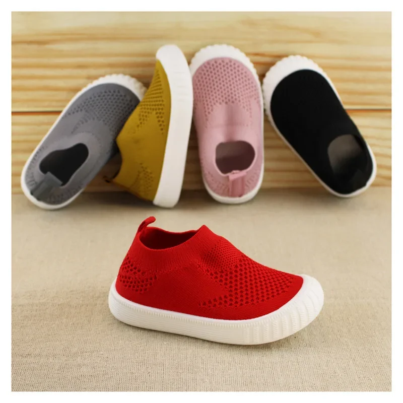 Dievčenská topánka dieťa neformálne topánky so sieťou Shoe Boy Sport Shoe Summer Nový mäkký podrážka priedušná detská topánka Solid Color Baby Shoezapatillas Niño