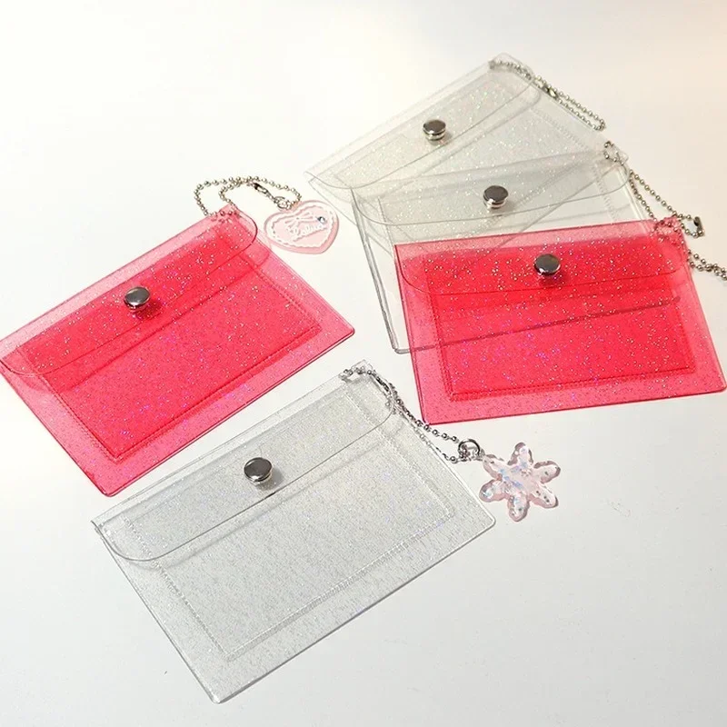 Dievčenské mini kreditné karty držiteľ dámsky laser peňazí peňaženka PVC Business Bank držiteľ študent Cute ID Card Organizátor