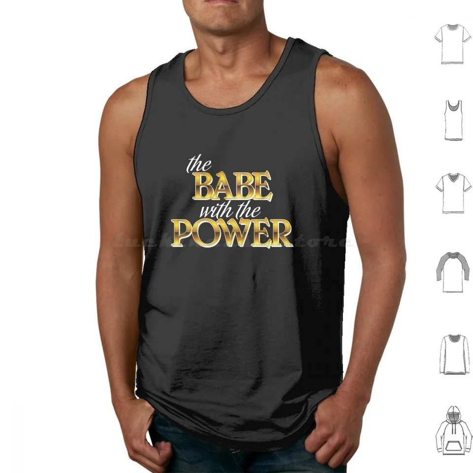 Dieťa s silou! Tank Tops vesty bez rukávov Labyrint Jarrett Goblin King Movie Jim Henson mi pripomeňte zlato