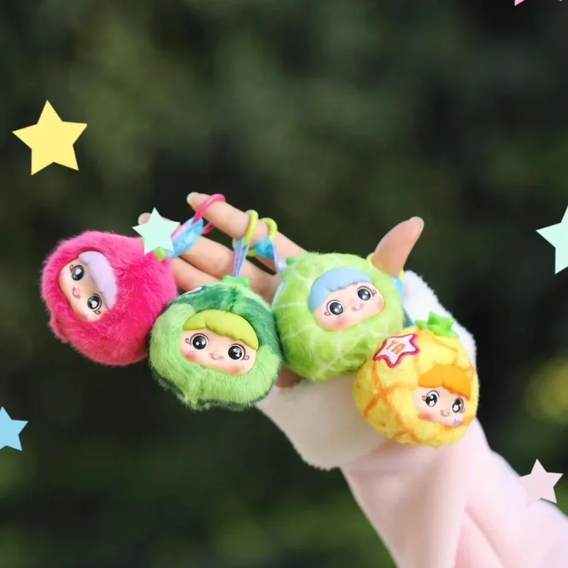 Dieťa tri Yaya Funny Fruit Series Blind Box Cute Animation Game Game Periférne tajomné box