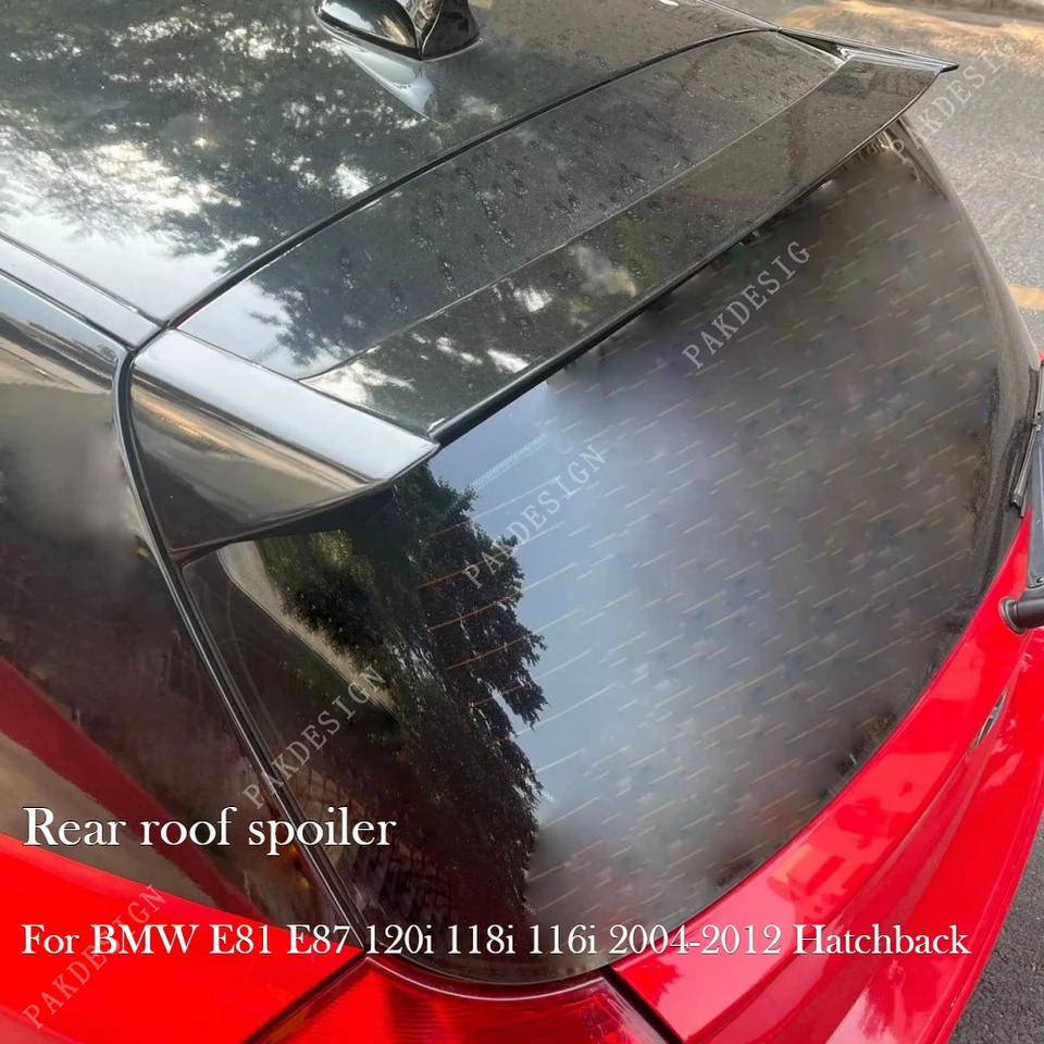 Difúzor zadného kmeňa zadnej strechy pre splitter pre BMW 1 sériu E81 E87 120i 118i 116i 2004-2012 Hatchback Body Kit