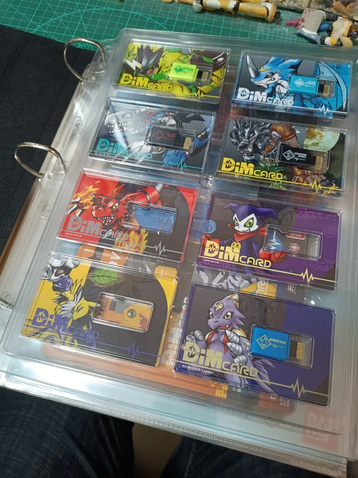 Digimon Adventure Digivice Dim Card Actifies Limited úložná kniha Dim Action Model Model Hračky