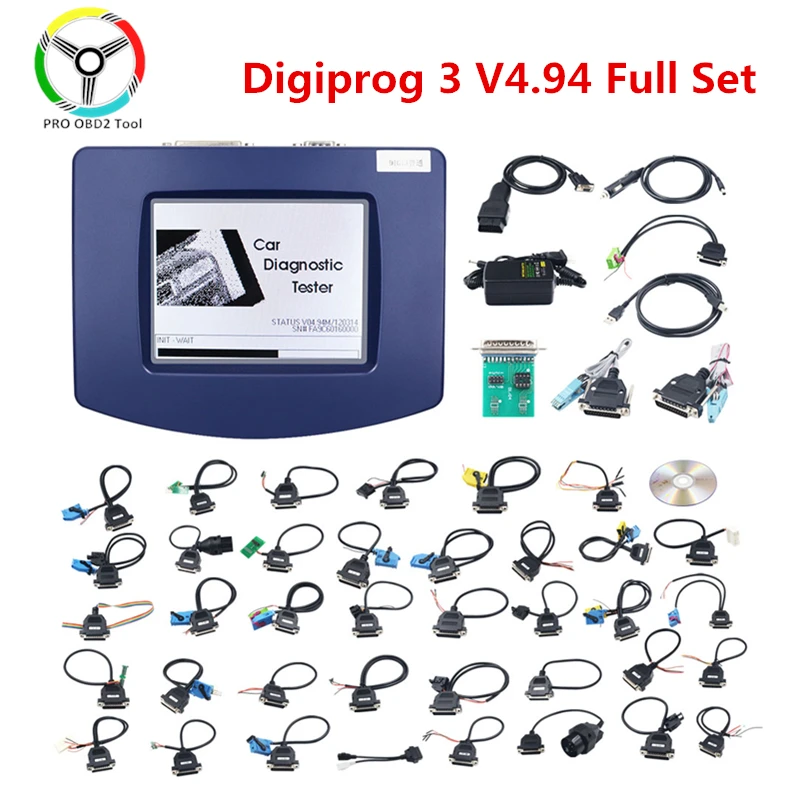DIGIPROG3 Full Set FTDI DIGIPROG 3 V4.94 ODO programátor DIGIPROGIII ODO Správny nástroj pre mnoho automobilov DIGIPROG 3 2020