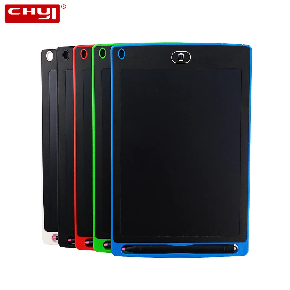 Digital 12 '' LCD písanie tabletu EWriter Čiastočne vymazanie kreslenej dosky elektronické maľovacie tablety podložka s perámi pre dieťa