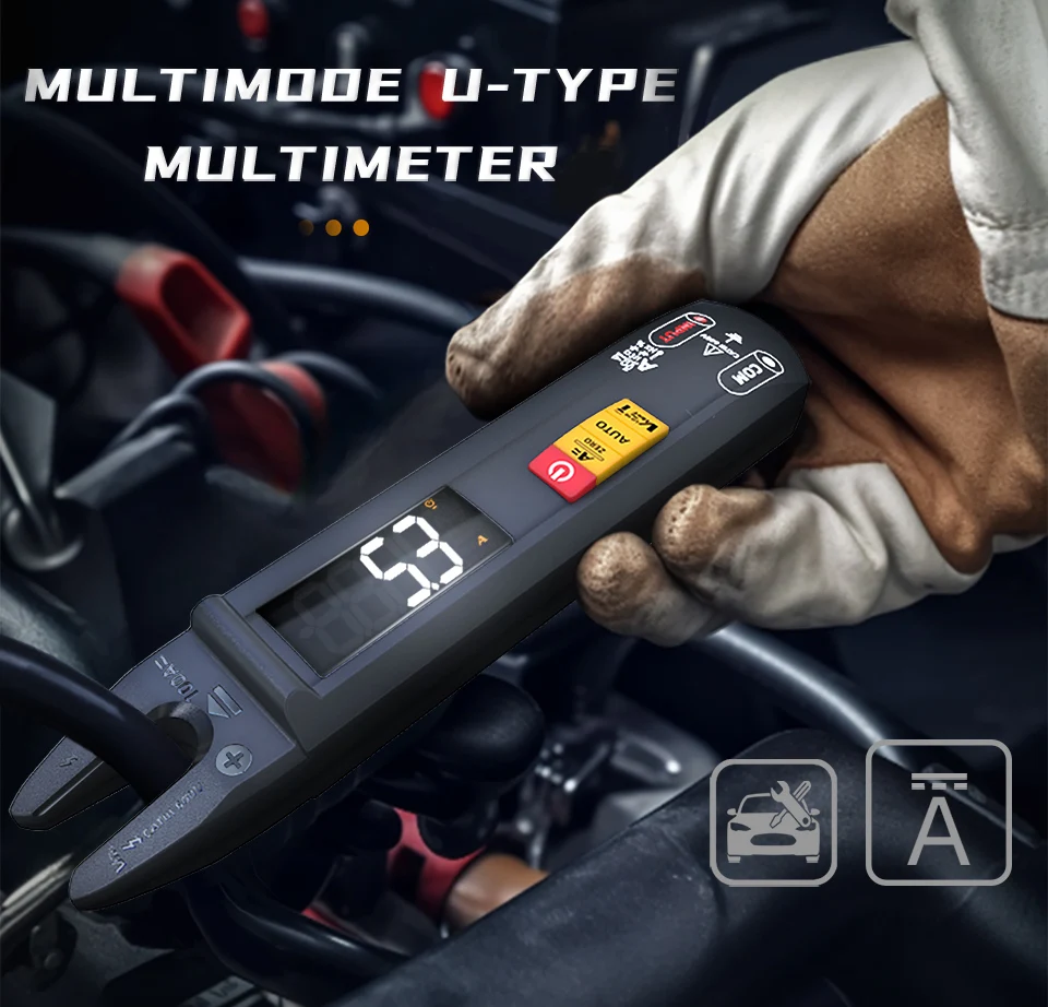 Digital Clamp Smart Multimeter Nabíjateľný displej 6000 Automatické napätie Non kontakt Hz Teplota elektronikteru