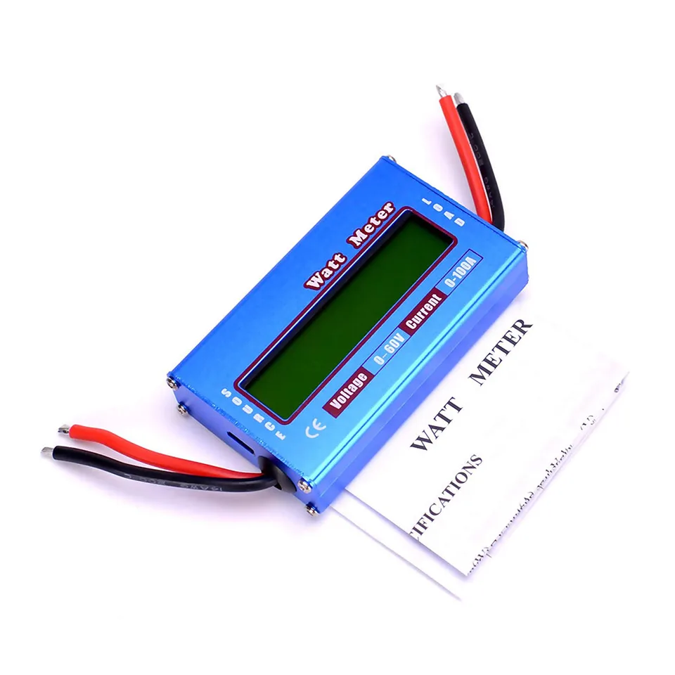 Digital LCD Display Blue DC 60V 100A Vyváženie napätia batérie Analyzátor batérie Watt Meter Checker Balancer nabíjačka RC Tools