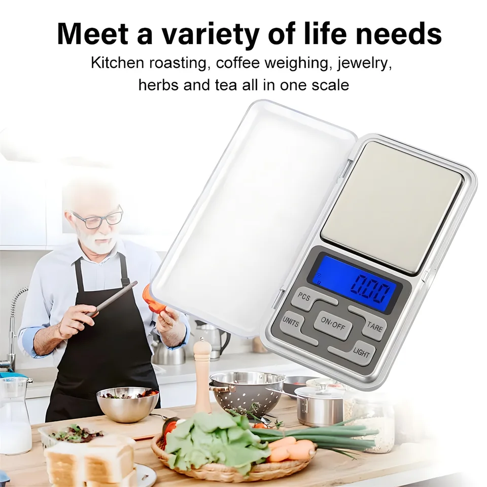 Digitálna kuchyňa stupnica 5 jednotková konverzia malých šperkov Scale Scales potravín