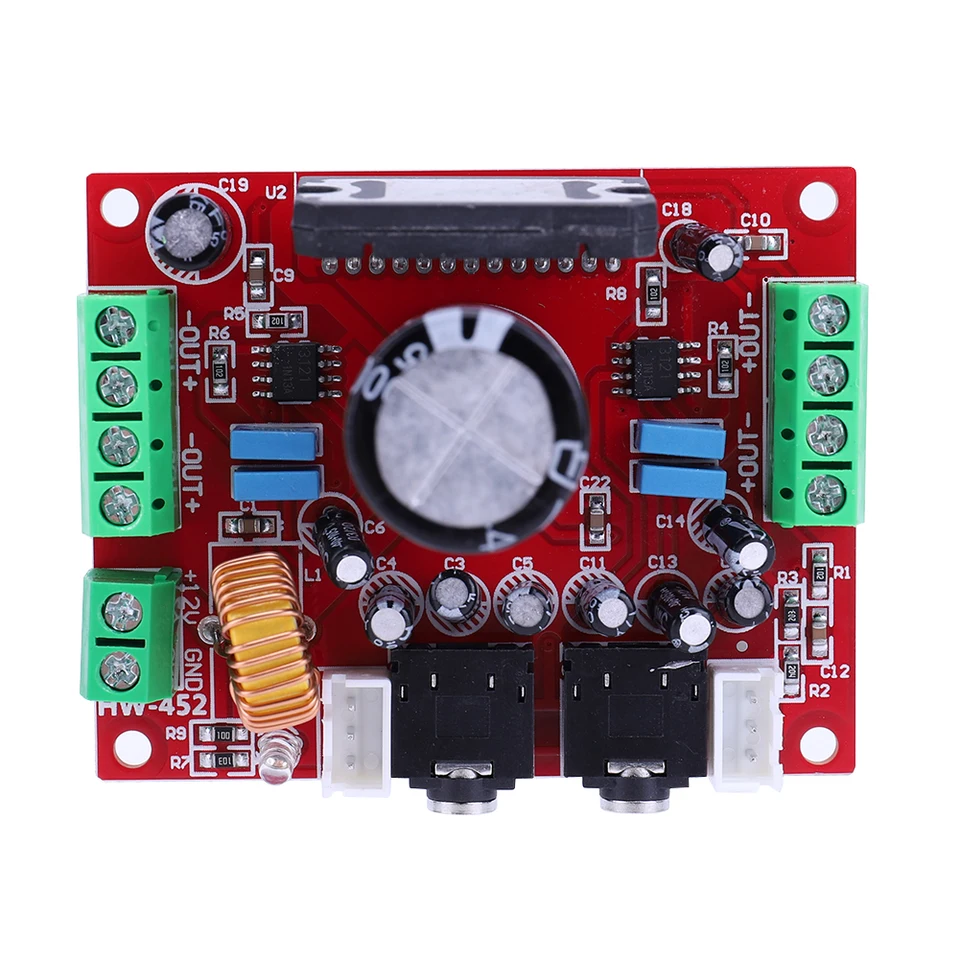 Digitálna zosilňovacia doska triedy horúčka DC 12V TDA7850 Stereo zosilňovač modul 4 kanál s BA3121 redukciou šumu pre automatický zvuk