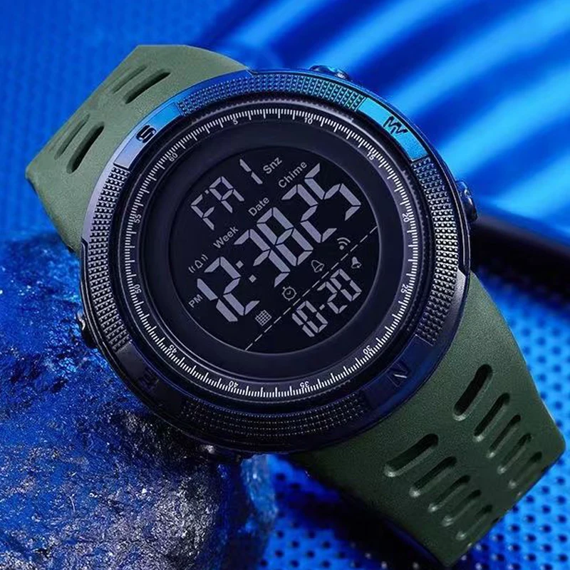 Digitálne hodinky Yikaze Pánske hodinky Vodoodolné vonkajšie muži Športové hodinky Fitness Elektronické hodinky Vojenské športové hodiny Darčeky pre deti