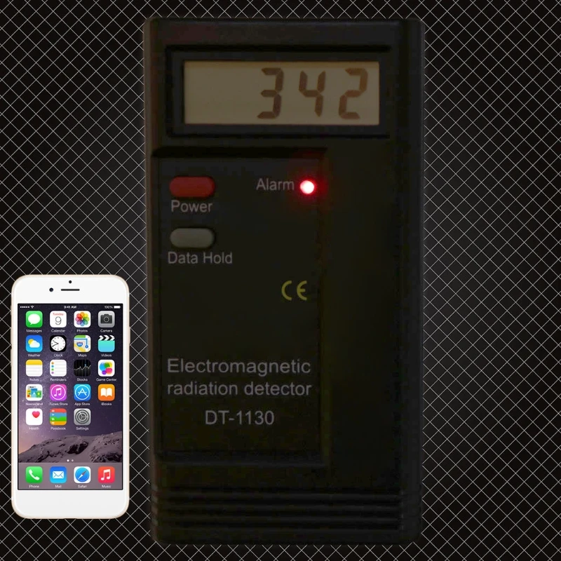 Digitálne ručné elektromagnetické pole Radiačné detektor Digitálny tester kvapka