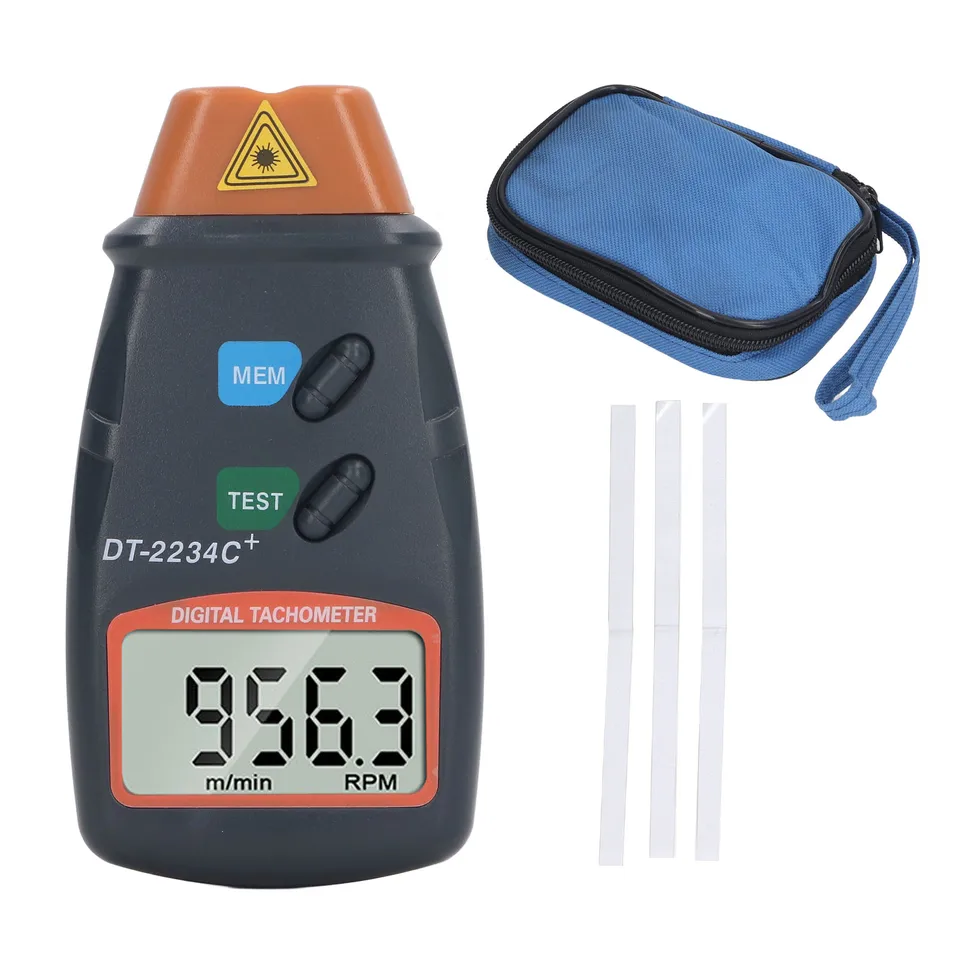 DIGITÁLNE TACHOMETER RPM TACHOMETER Rýchly vzorkovanie Non Kontakt Automatické resetovanie širokej aplikácie 2.5-99999RPM LCD displej pre sústruh