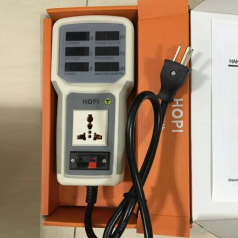 Digitálny elektrický energetický merač energie Tester Monitor Watt Meter Analyzer Energy Saving Lights Tester HP9800 0-9999KW EÚ zástrčka EÚ