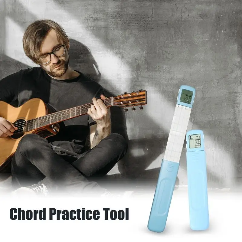 Digitálny gitarový tréner ukulele tréningový tréningový nástroj s rotačným gitarovým gitarovým nástrojom na učenie sa s Chordov graf