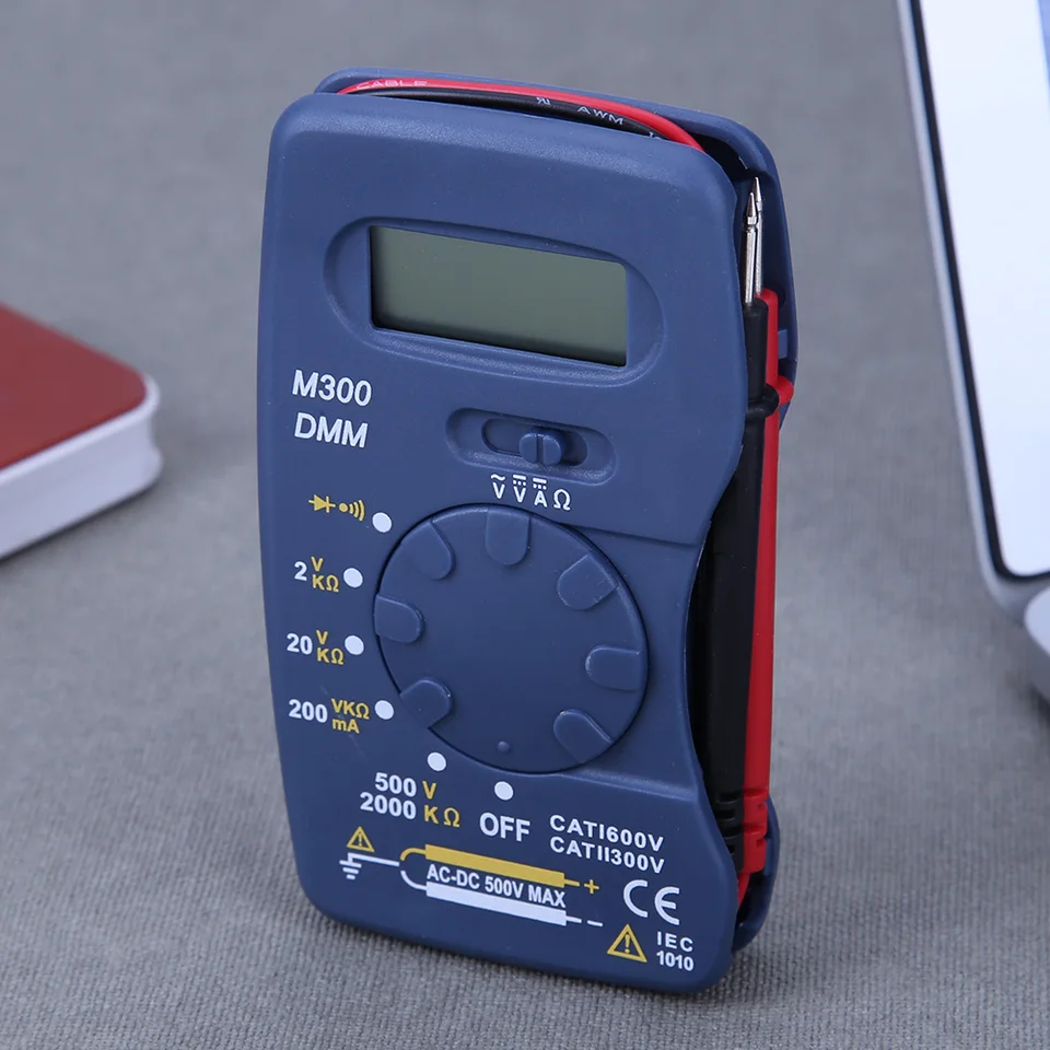 Digitálny multimeter M300 ultra tenký mini vreckový integrovaný multimeter