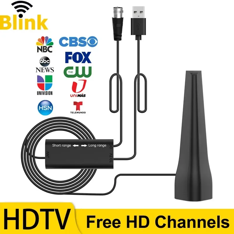 Digitálny televízny signál zosilňovača antény 4K/1080p HDTV voľný kanál 36DBI Zosilňovač DVB-T/ISDB-T/DMB-T/ATSC 170-860MHz