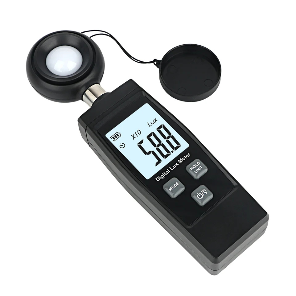 Digitálny vreckový iluminometer LCD displej Luminometer 0-200000 LUX fotometer High Presnosť Light Meter Lix/FC Measter tester