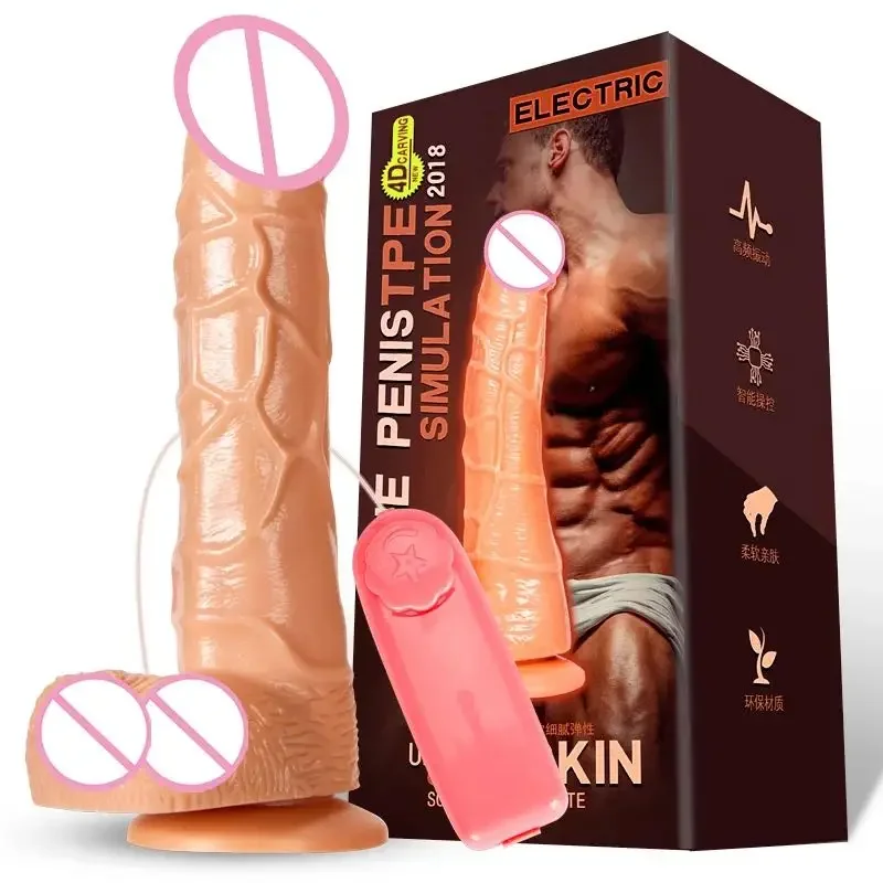 Dildo vibrátor erotický sextys realistický obrovský penis silný prísavkový pohár péro vibrátorov pre ženy vibrujúce dospelé výrobky Sex Shop