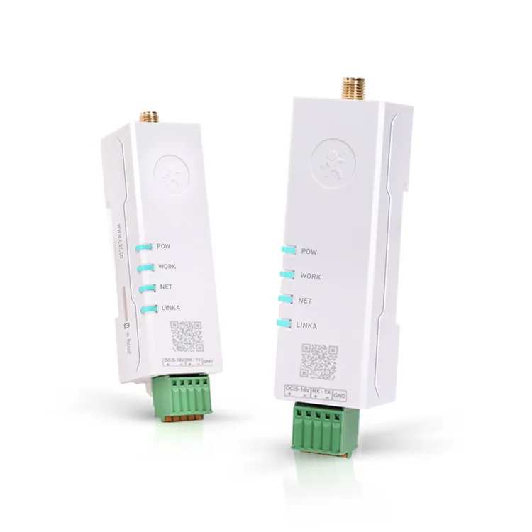 DIN Rail Serial Port RS232 RS485 až GSM 4G LTE Modems Converter USR-DR152 USR-DR154 IoT zariadenie