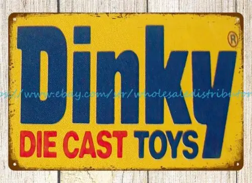 Dinky die cast hračky kovové cínové znaky Lodge Cafe Inšpiratívne nástenné umenie