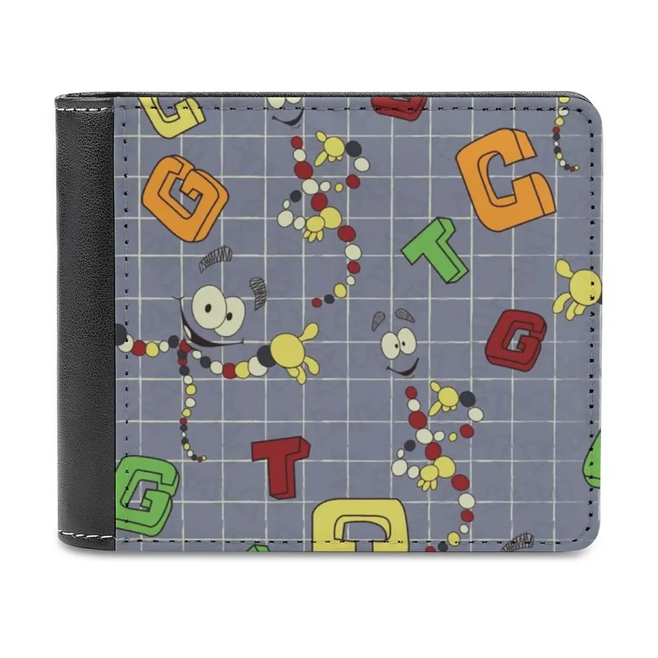 Dino DNA Soft Men peňaženky Nové držiaky kreditnej karty pre mužské kabelky Men Wallet World DNA dinosaur DNA DINO DNA vzor