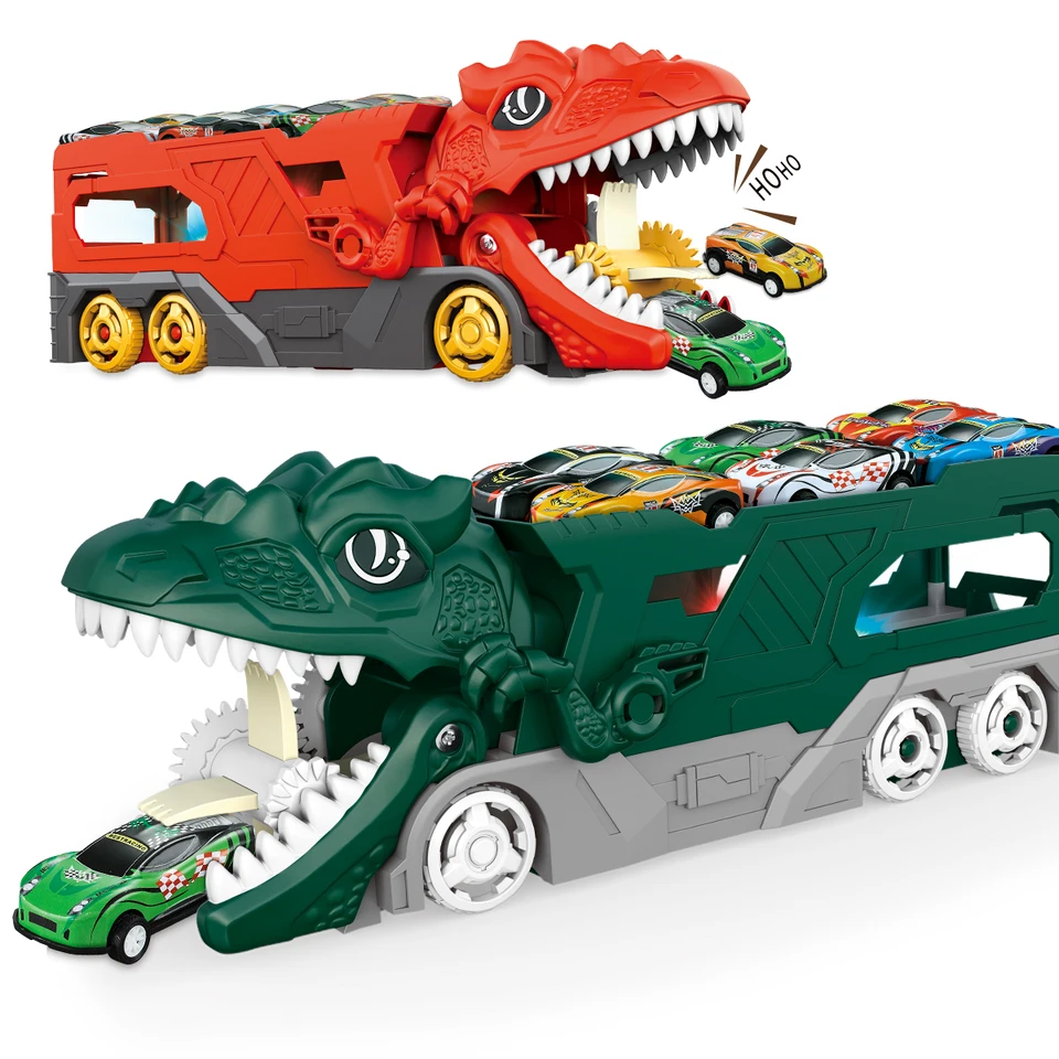 Dinosaurus Cars Doprané dopravné vozidlá, hračkárske vozidlá Track Sada Dinosaur Transportér Mini 6pcs Cars Dinosaur Trucks Hračky