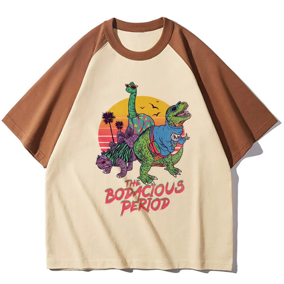 Dinosaurus Top Women Modern Style Tričko Dievča Anime 2000. rokov Streetwear Clothing