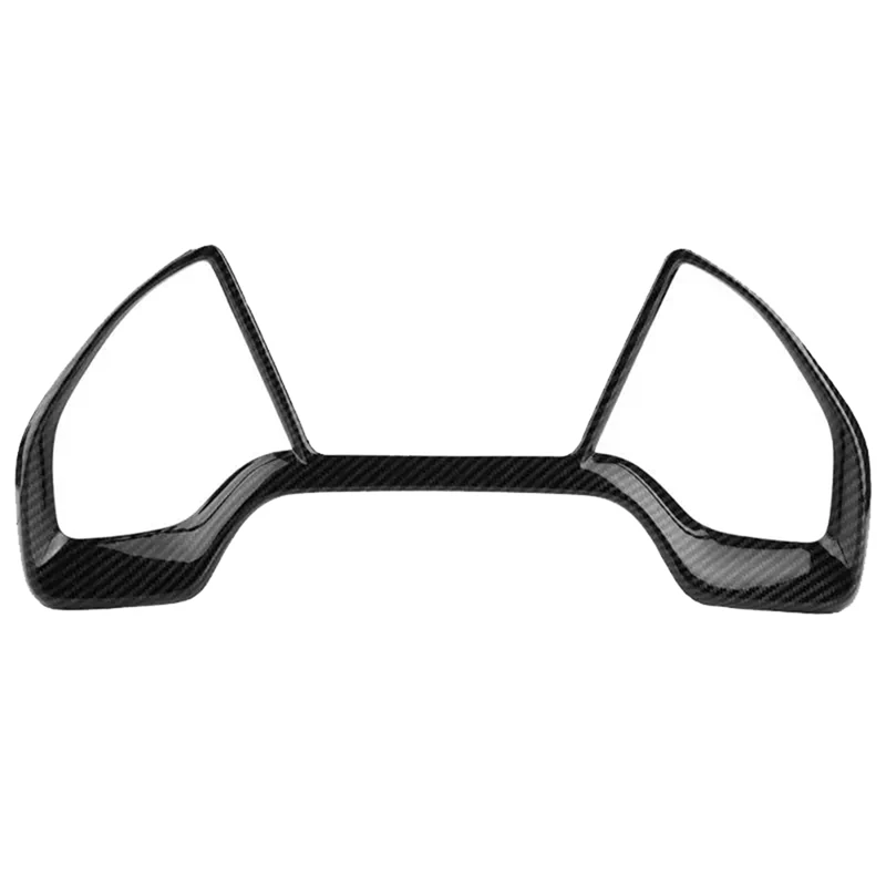 Dishboard Dashboard Decoration Frame Dial Rings Orezanie Červené uhlíkové vlákno Doplnky pre Honda Civic 10. 2016 2017 2018