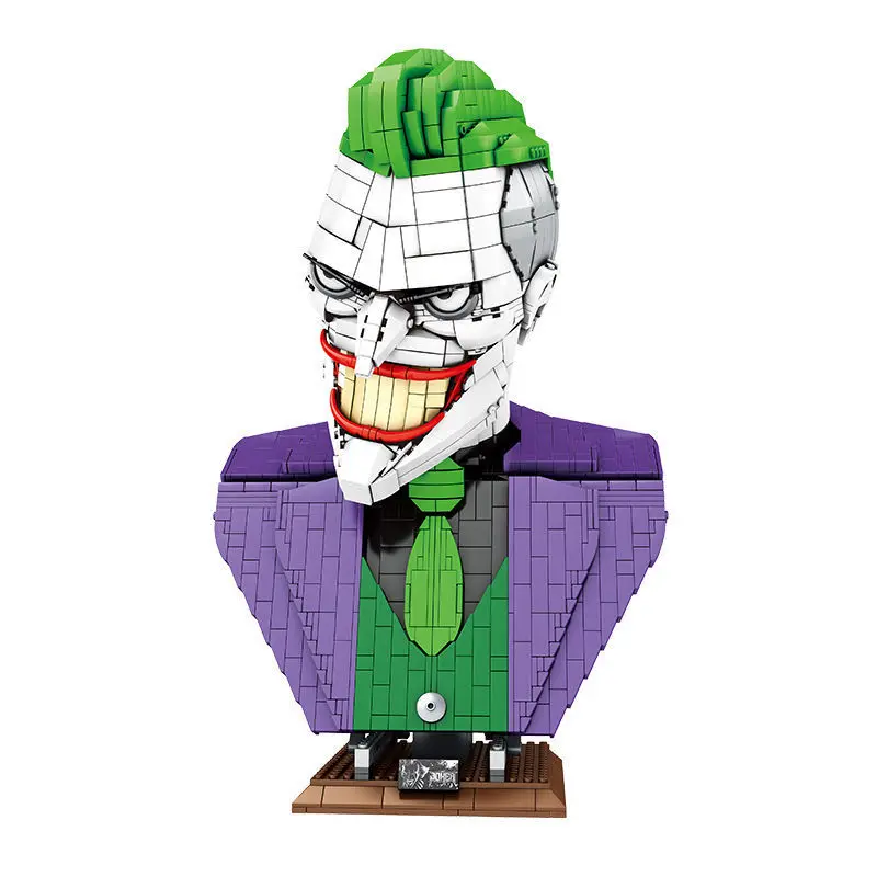 Disney 1478ks Marvel Joker Busts Build Block Movie darebáci Klaun tehly hračky pre hračky pre detskú zbierku vianočné darčeky