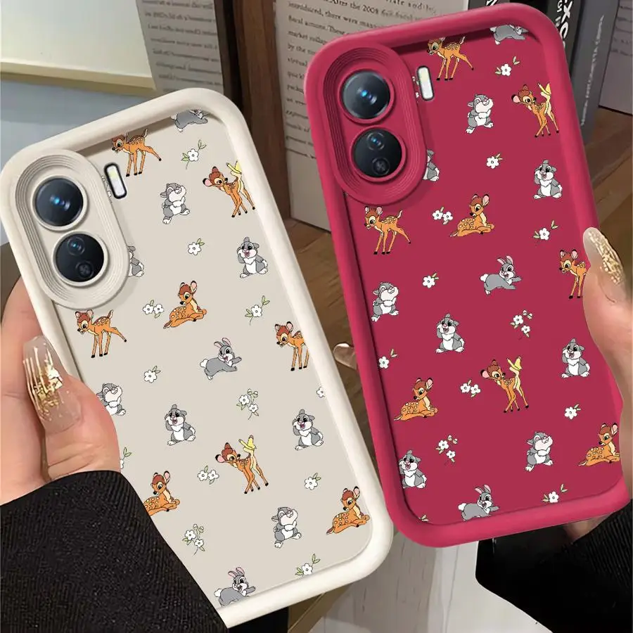 Disney Bambi Cute Case pre Xiaomi Redmi Poznámka 11 10 13 Pro Plus 9s 12s 9 12c 10c 10c 11 Lite Poco X3 NFC Shockproof Cover