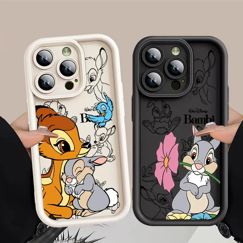 Disney Bambi roztomilý puzdro pre telefón pre Xiaomi Redmi 12 12C 13C 5G 13 4G A1 A2 Plus A3 POCO X3 NFC X3 PRO C50 C51 C61 Kryt nárazníka