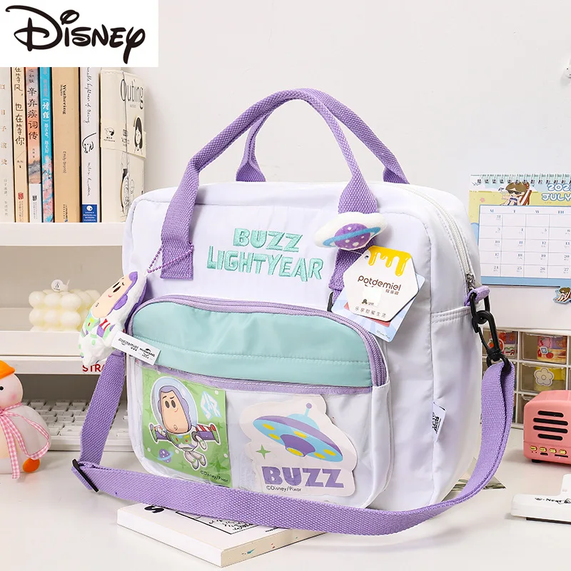 Disney batoh Buzz Lightyear Lotso Cartoon Crossbody Bag s plyšnou bábikou