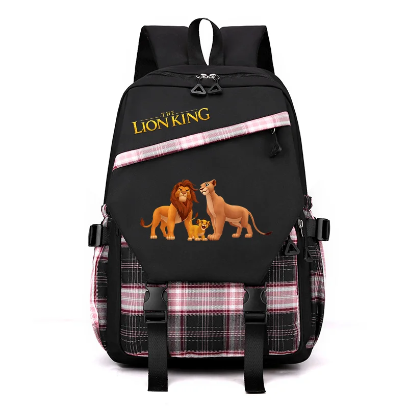 Disney batoh Lion King pre dievča, chlapca študent Teenager Deti Rucksnack Women Cute Casual School Bags