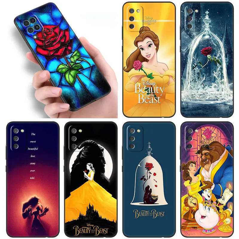 Disney Beauty and The Beast Case pre Samsung Galaxy A03S A02S A01 Core A11 A11 A10S A20E A30 A30 A40 A41 A6 A7 A8 Plus 2018 A5 2017